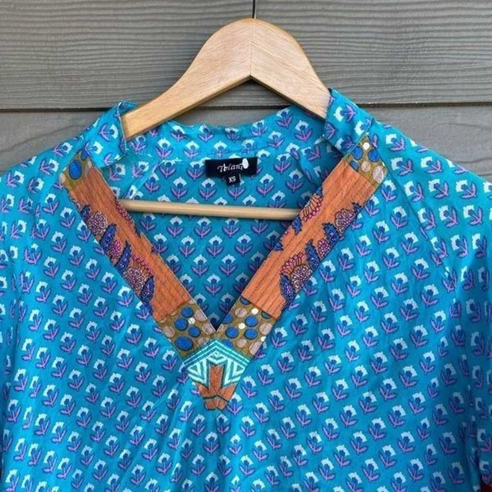Tolani 100% silk Chandra tunic blouse - image 3