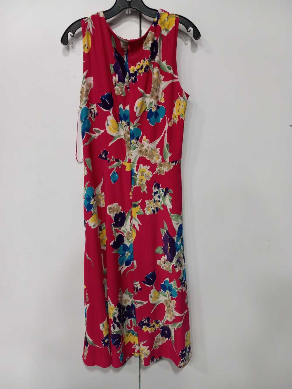 Lauren Ralph Lauren Pink Floral Dress Size 14 - image 2