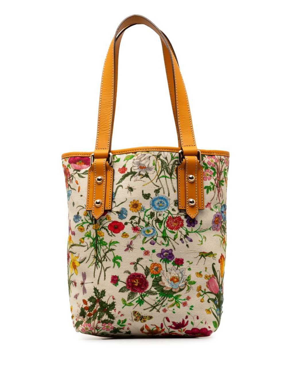 Gucci Pre-Owned 2000-2015 GG Flora tote bag - Whi… - image 2