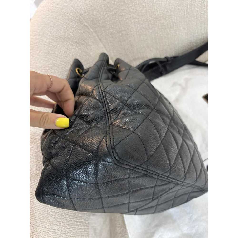Chanel Gabrielle Bucket leather crossbody bag - image 4