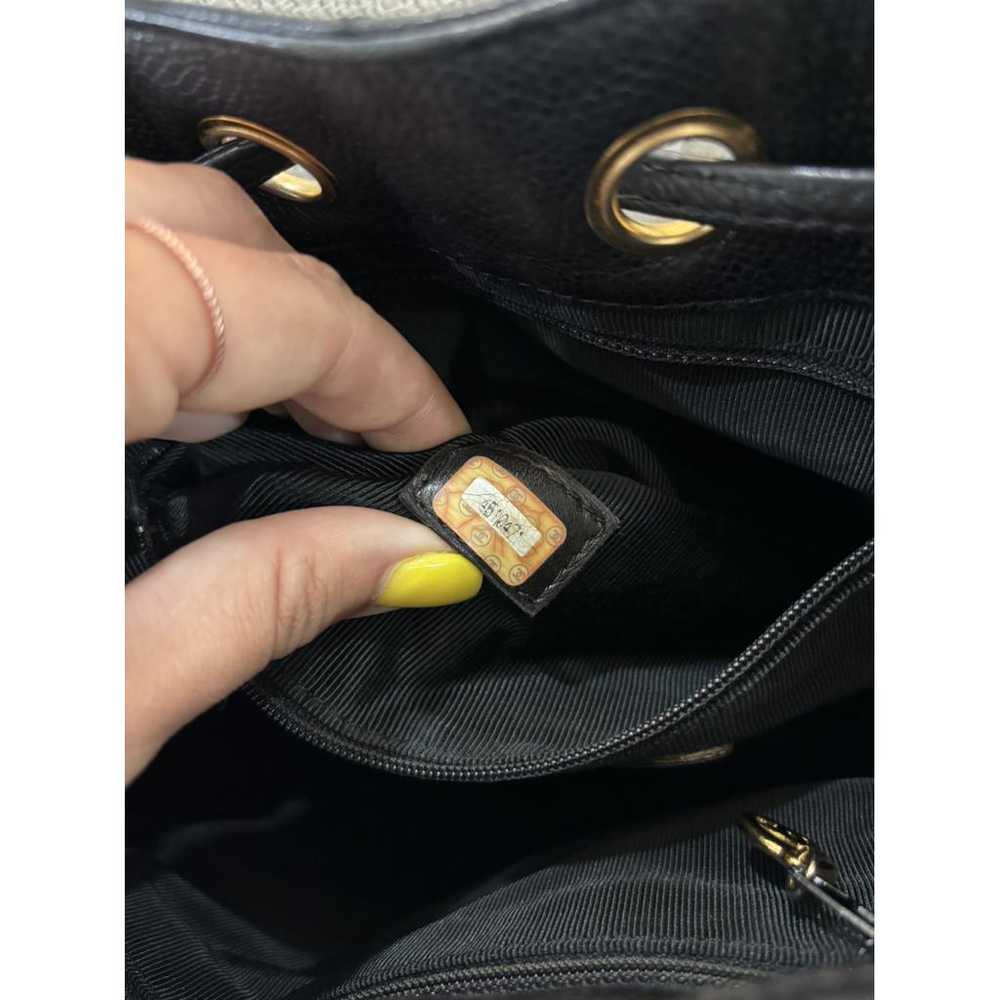 Chanel Gabrielle Bucket leather crossbody bag - image 5