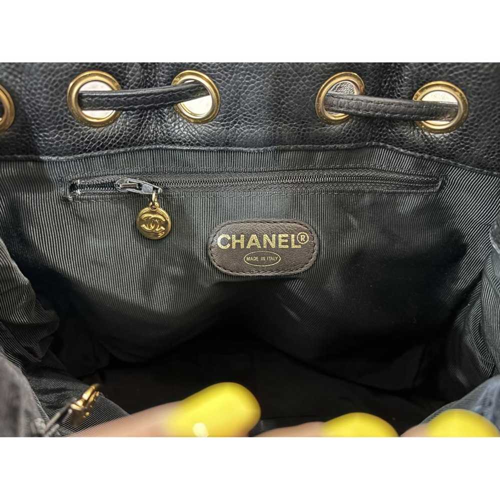 Chanel Gabrielle Bucket leather crossbody bag - image 6