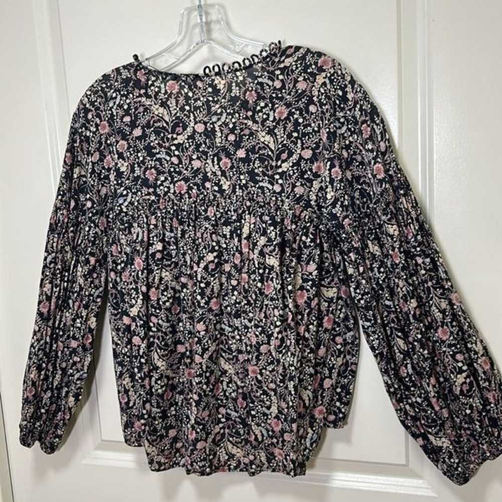 Doen - Thistle” Long, Puff Sleeve, Floral Peasant… - image 11