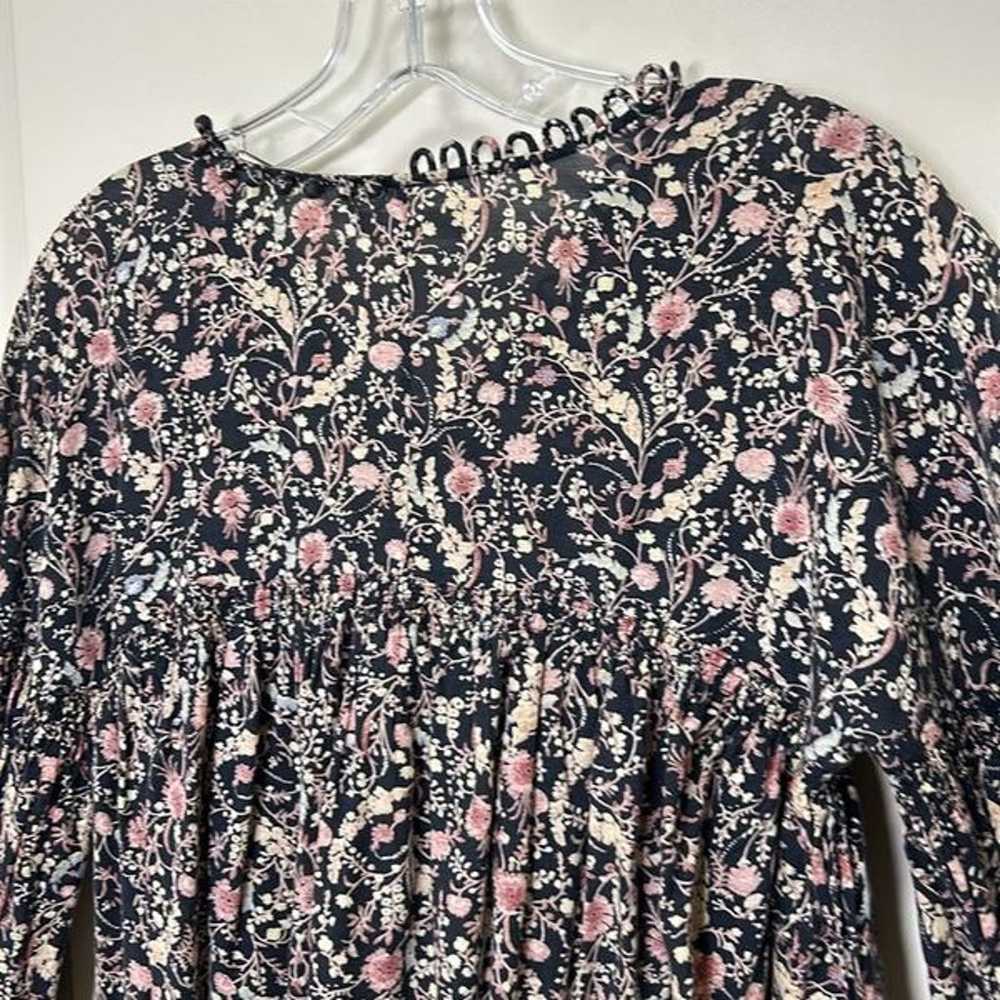 Doen - Thistle” Long, Puff Sleeve, Floral Peasant… - image 12