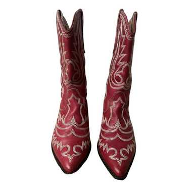 Isabel Marant Duerto leather cowboy boots - image 1