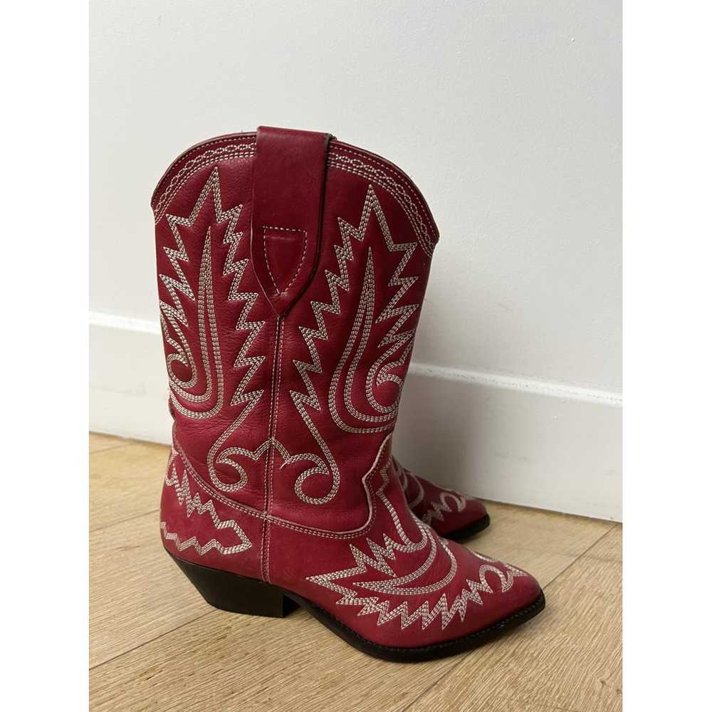 Isabel Marant Duerto leather cowboy boots - image 3