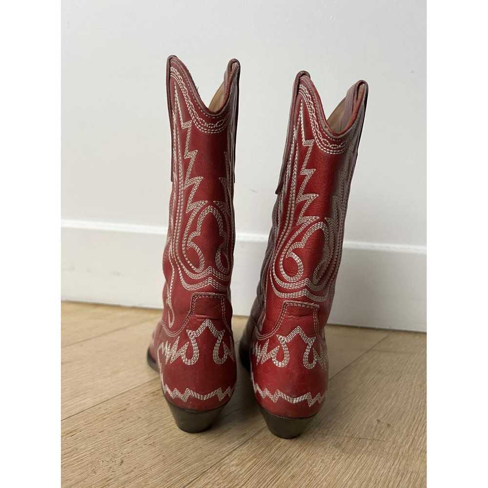 Isabel Marant Duerto leather cowboy boots - image 4