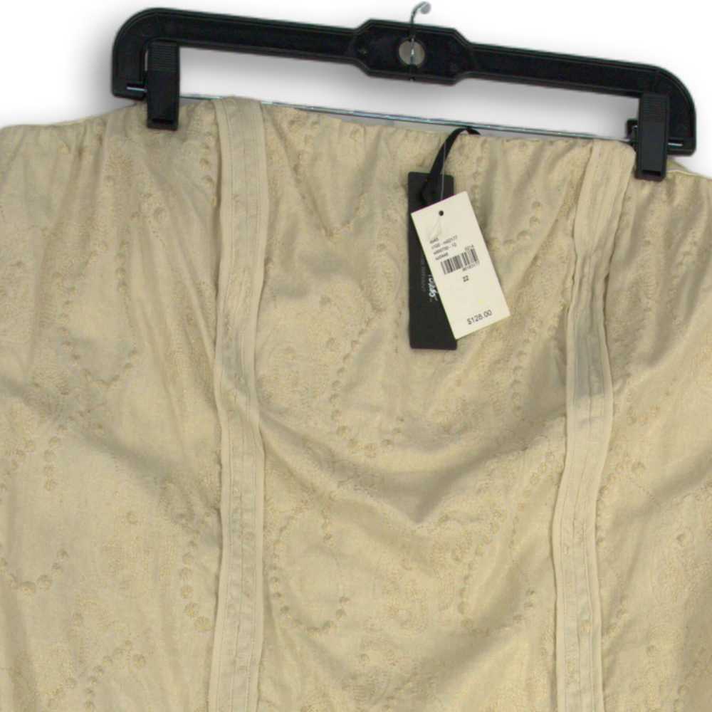 NWT Lane Bryant Womens Off White Embroidered Stra… - image 3