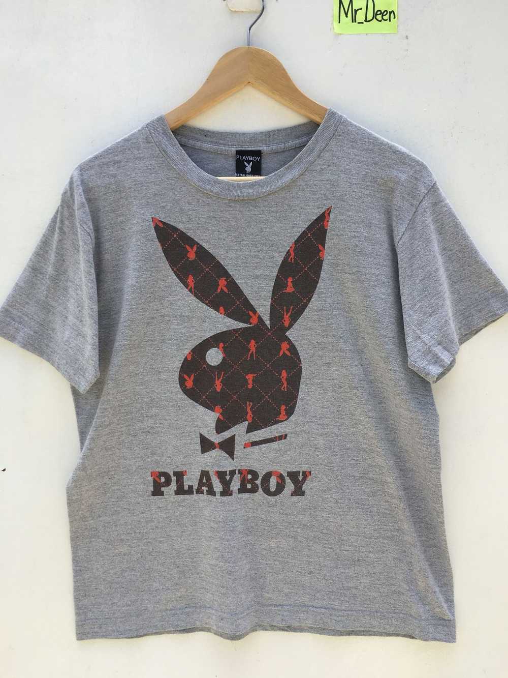 Playboy Vintage Playboy Tshirt Big Bunny Head Spe… - image 1