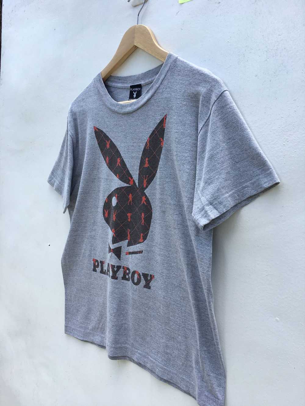 Playboy Vintage Playboy Tshirt Big Bunny Head Spe… - image 3