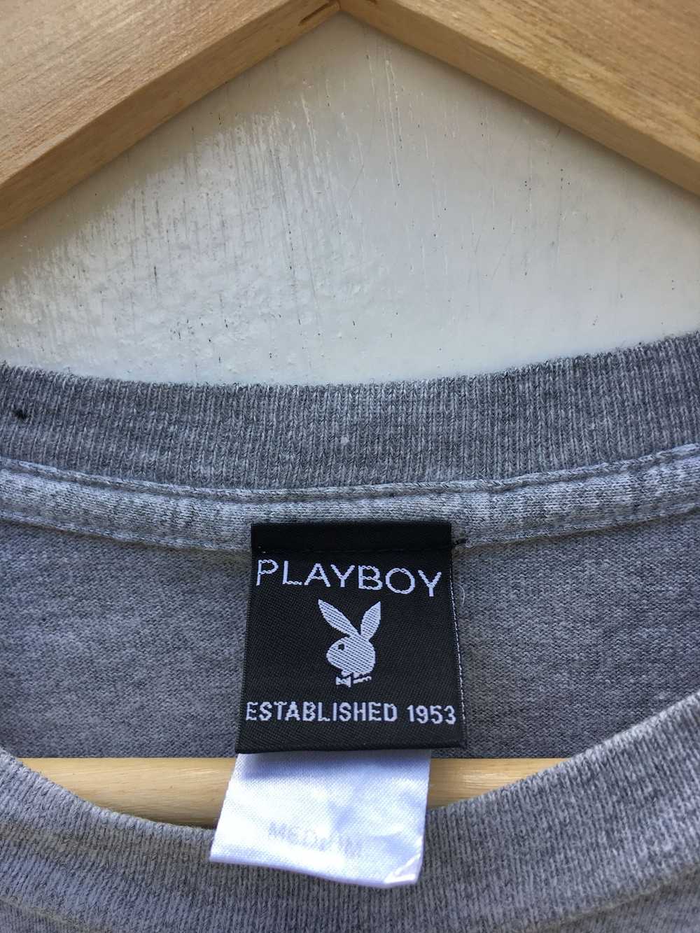 Playboy Vintage Playboy Tshirt Big Bunny Head Spe… - image 8