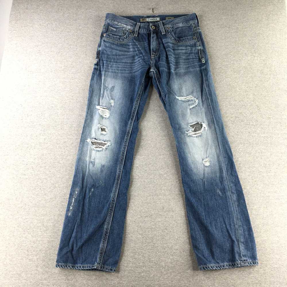 Buckle BKE Jeans Mens 32L Carter Straight Distres… - image 1