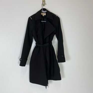 Michael Kors Black Trench Coat Size XS - image 1