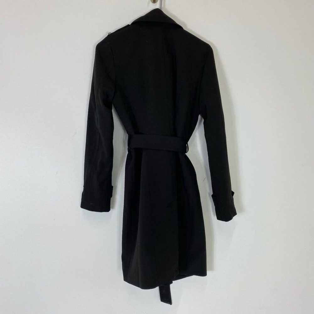 Michael Kors Black Trench Coat Size XS - image 3
