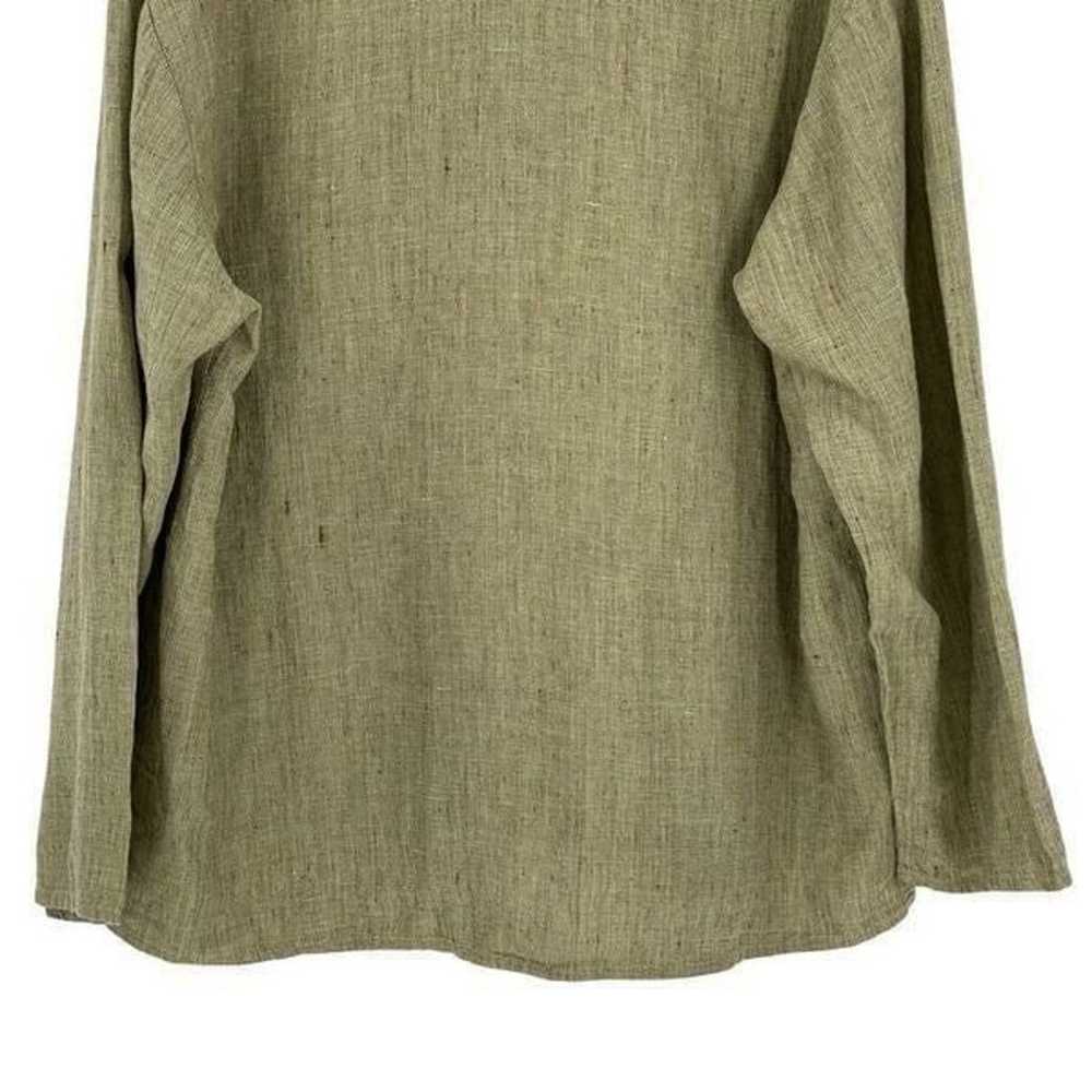 Flax By Jeanne Engelhart Linen Blazer Jacket Coll… - image 8