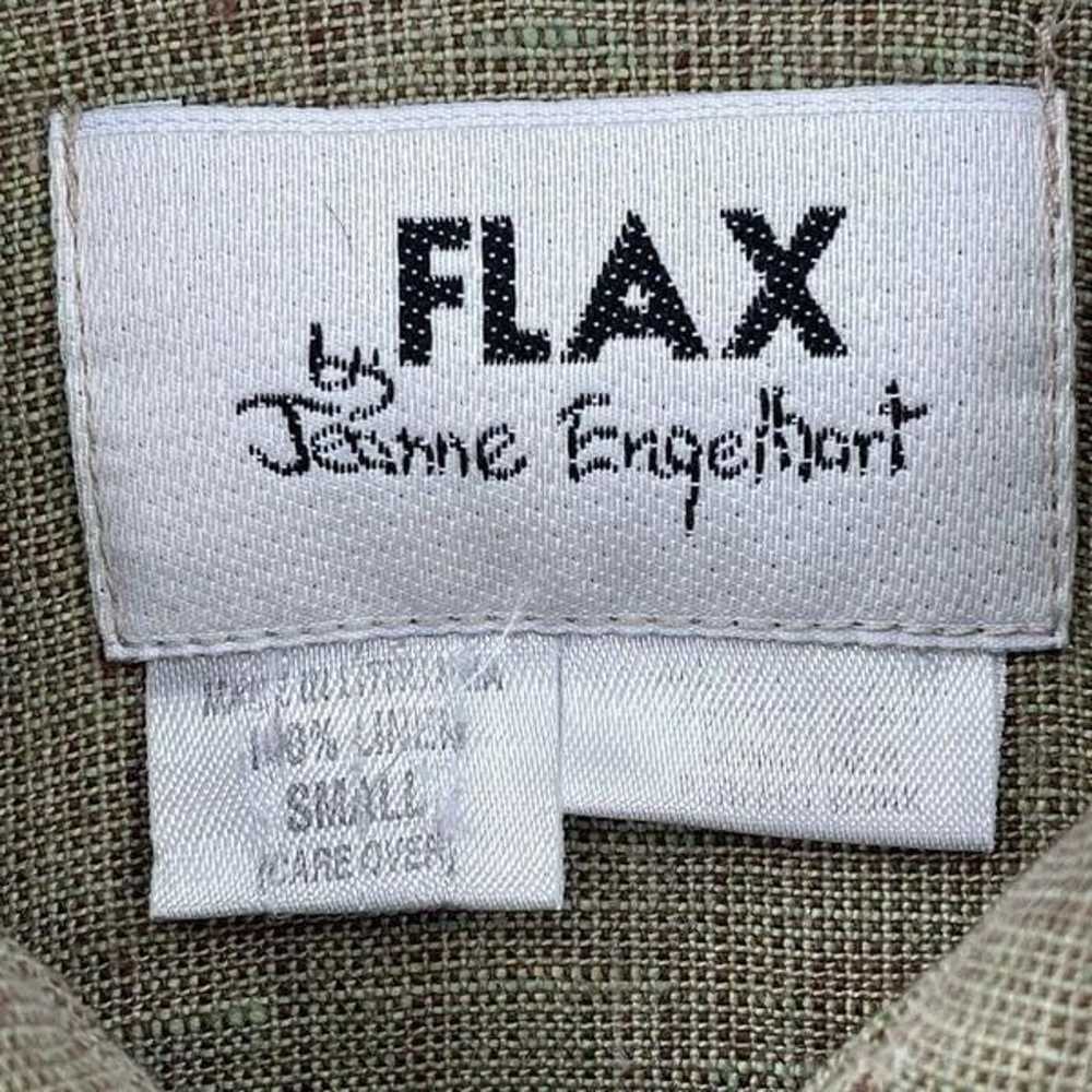 Flax By Jeanne Engelhart Linen Blazer Jacket Coll… - image 9
