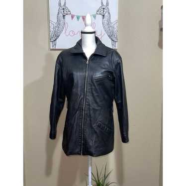 Wilsons leather black leather jacket