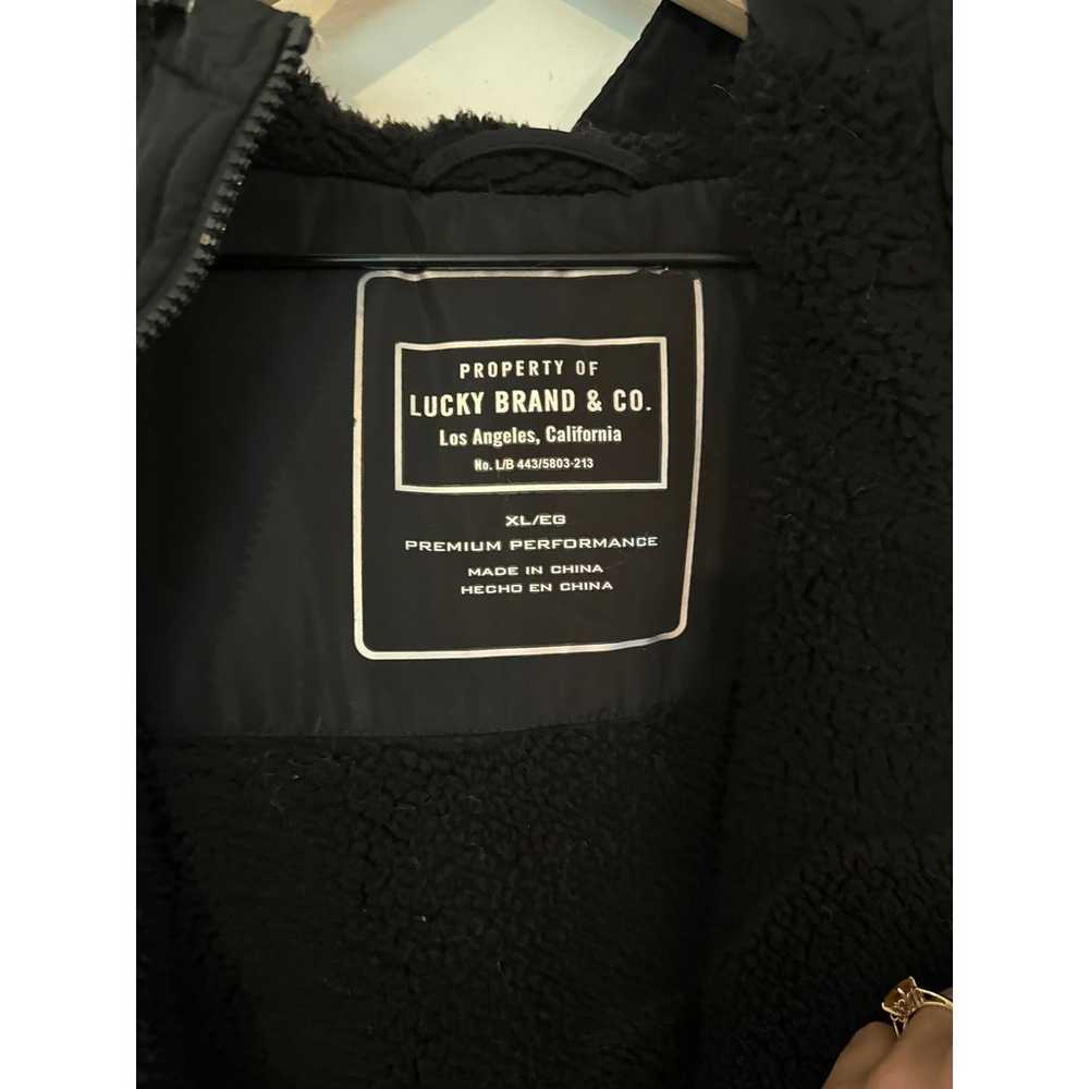 Lucky Brand Softshell Hooded Sherpa Lined Midi Wa… - image 5