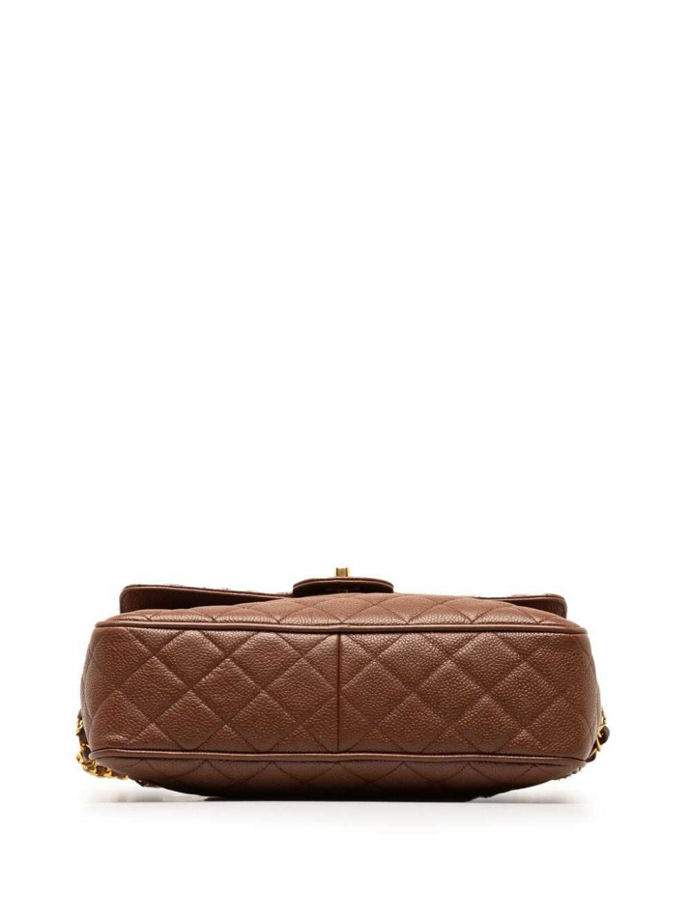CHANEL Pre-Owned 1994-1996 CC Quilted Caviar Flap… - image 4