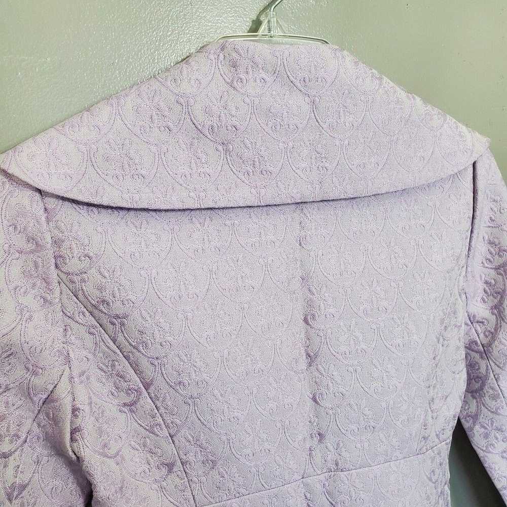 ANTHROPOLOGIE Jacket Womens Size 2 Elevenses Lave… - image 4