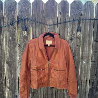 Hinge Genuine Leather Jacket