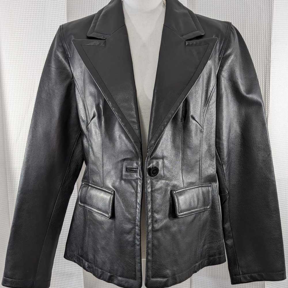 NWOT! ADLER COLLECTION! GORGEOUS FINE LEATHER TAI… - image 3