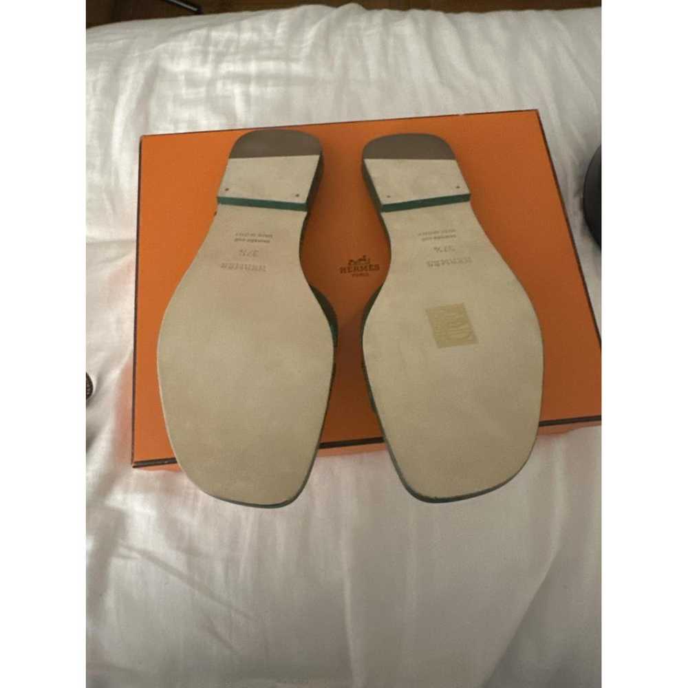 Hermès Oran pony-style calfskin sandal - image 6