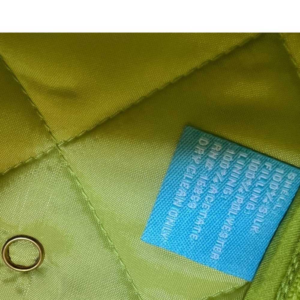 J. McLaughlin Silk Quilted Zip Up Vest size M - image 5