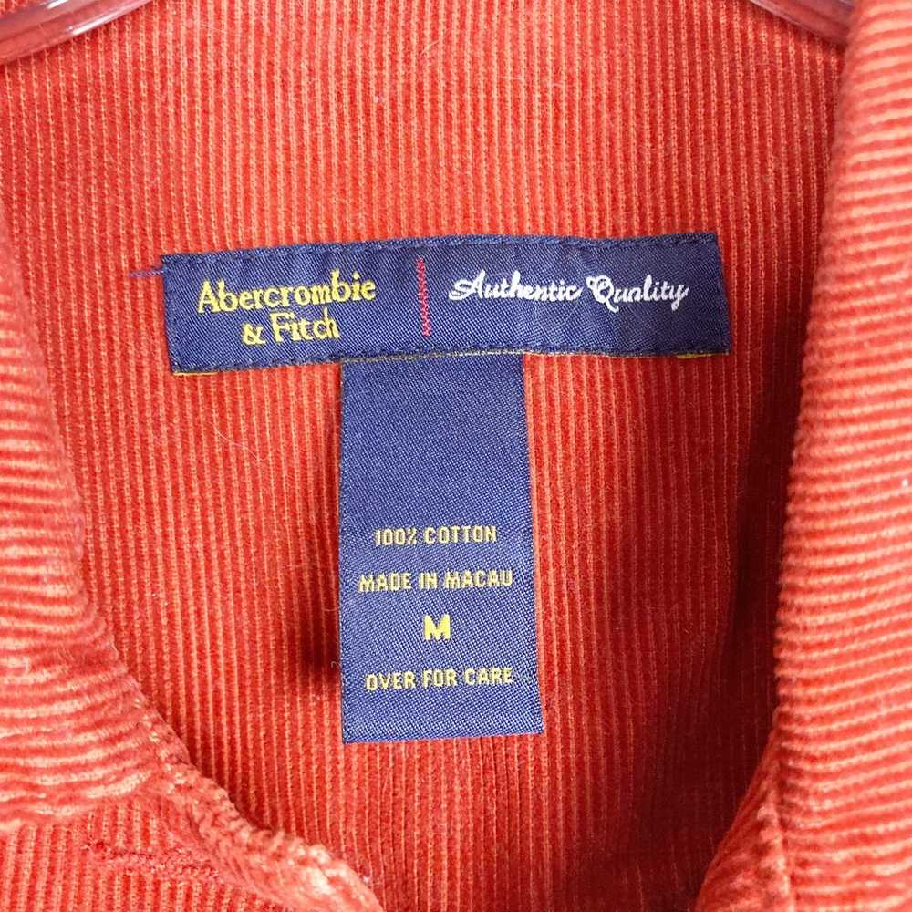 Vintage Abercrombie Orange Corduroy Jacket Sz M - image 3