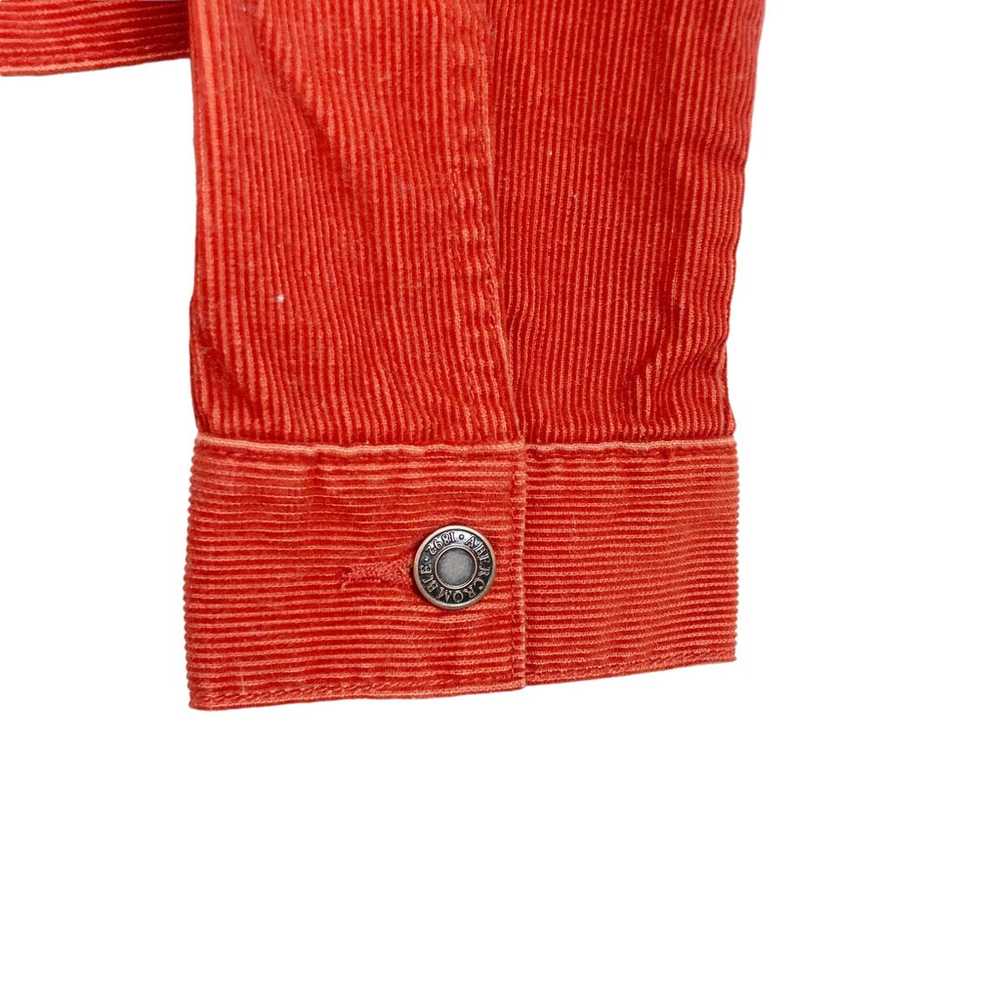 Vintage Abercrombie Orange Corduroy Jacket Sz M - image 4