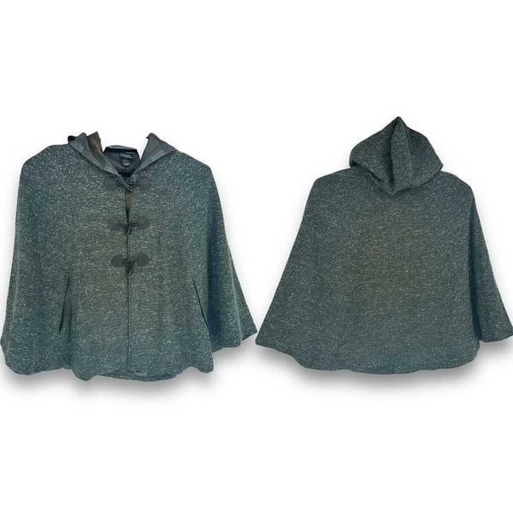 Torrid Outlander Claire Green Marled Hooded Toggl… - image 1