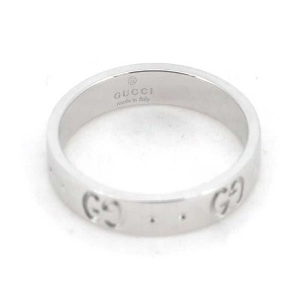 Gucci Gucci 18K GG Icon Ring - image 2