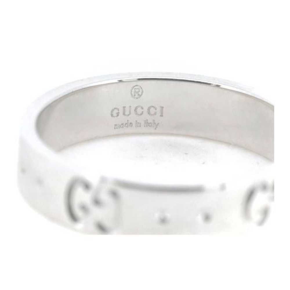 Gucci Gucci 18K GG Icon Ring - image 3