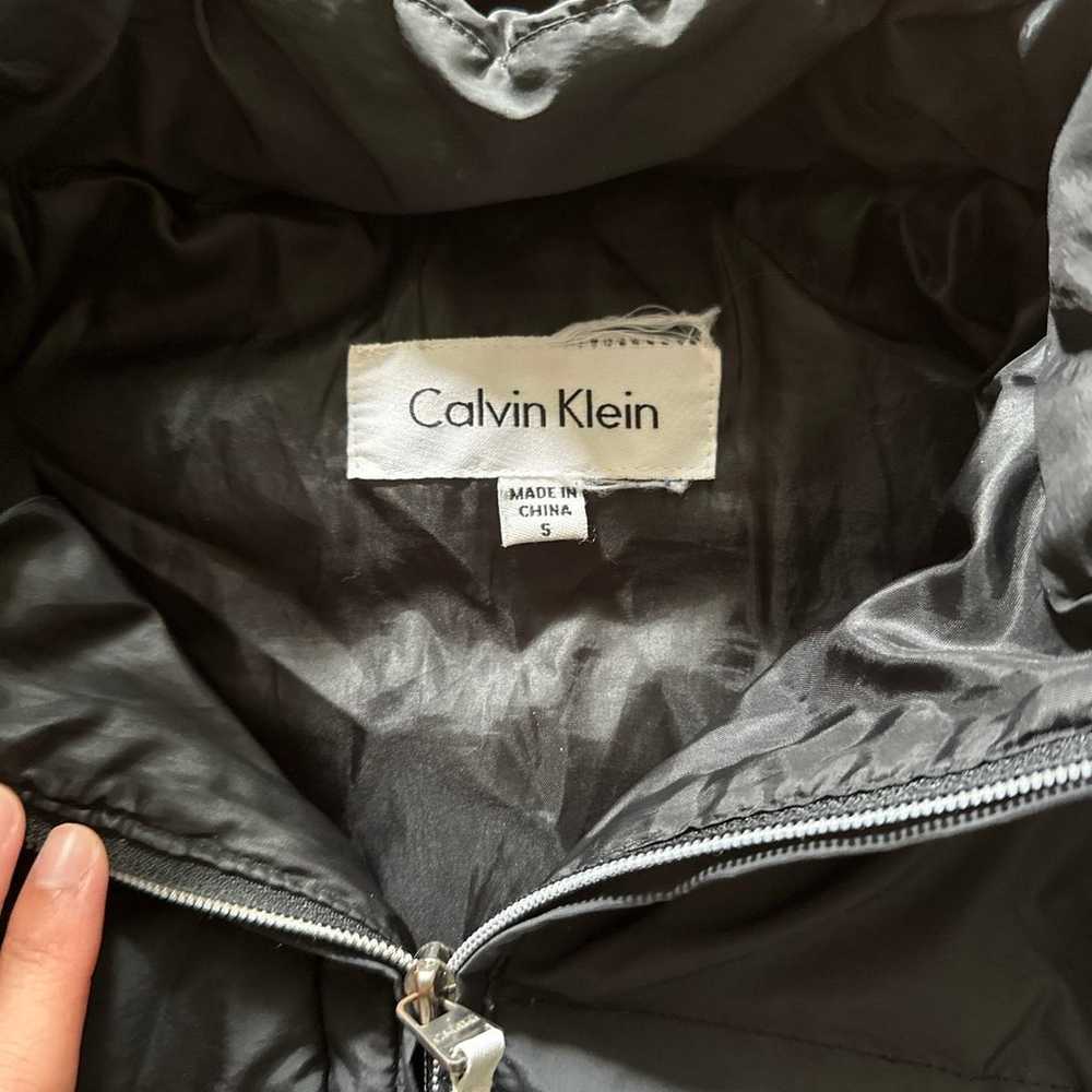 Calvin Klein Goose Down puffer jacket with raccoo… - image 4