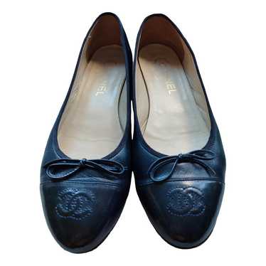 Chanel Cambon leather ballet flats - image 1