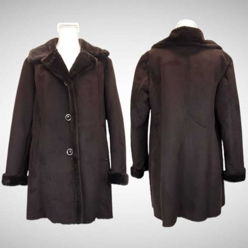 Women's Michael Kors XL Faux Fur Winter Coat - image 2