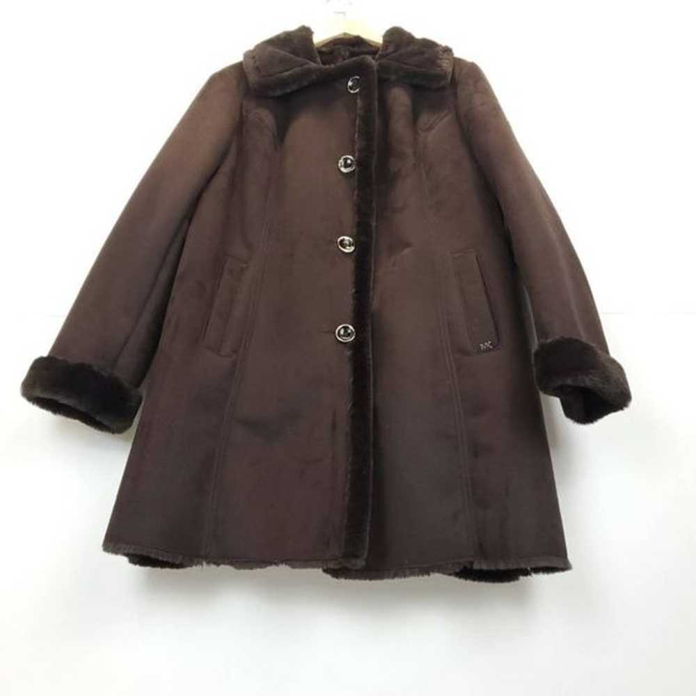 Women's Michael Kors XL Faux Fur Winter Coat - image 4