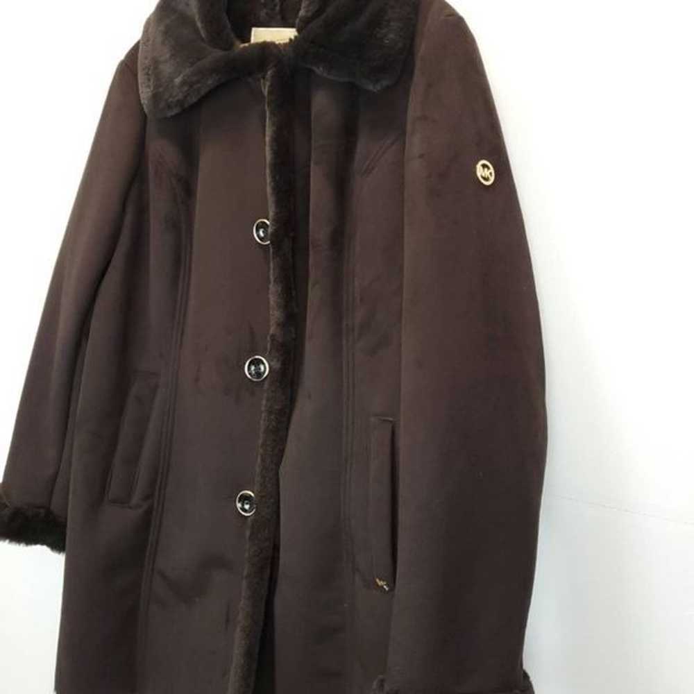 Women's Michael Kors XL Faux Fur Winter Coat - image 5