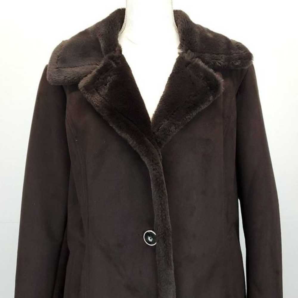 Women's Michael Kors XL Faux Fur Winter Coat - image 7