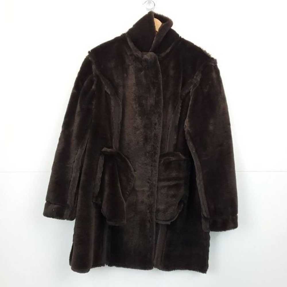 Women's Michael Kors XL Faux Fur Winter Coat - image 9