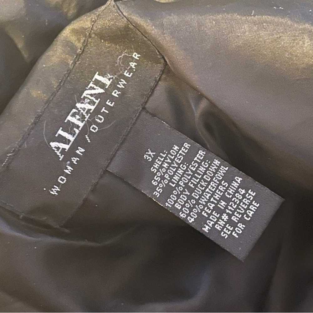 Vintage Alfani outwear long down puffer coat size… - image 3