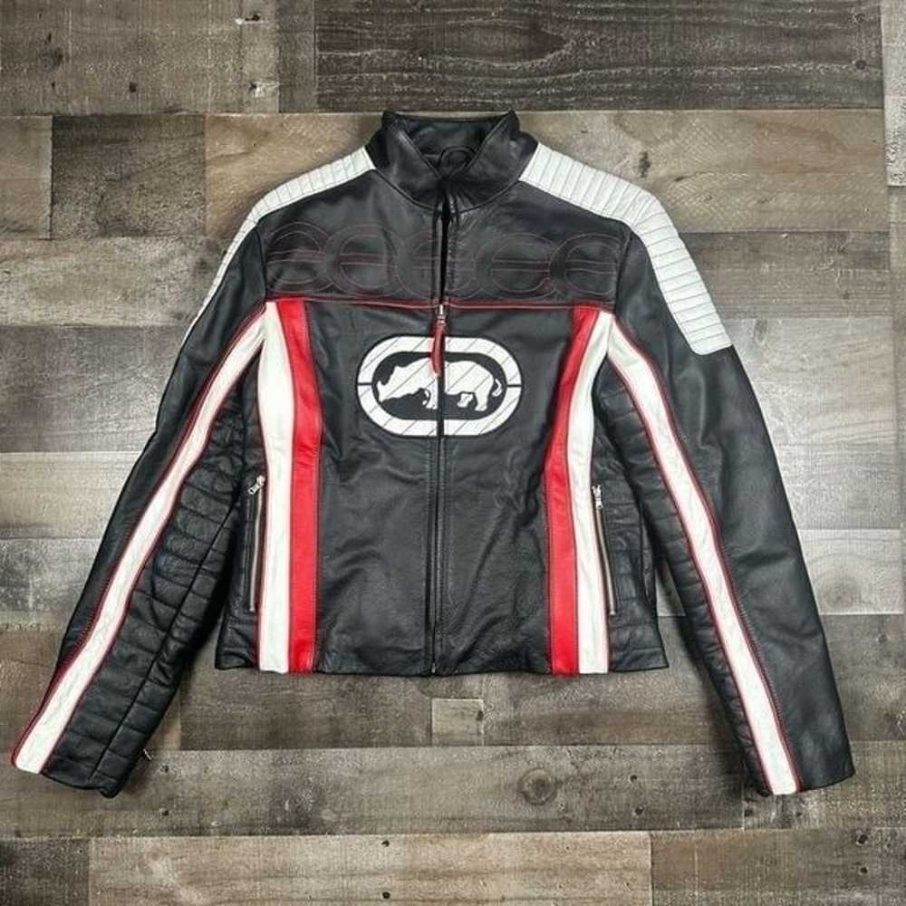 Ecko Red Women’s Size XL Leather Motorcycle Biker… - image 1