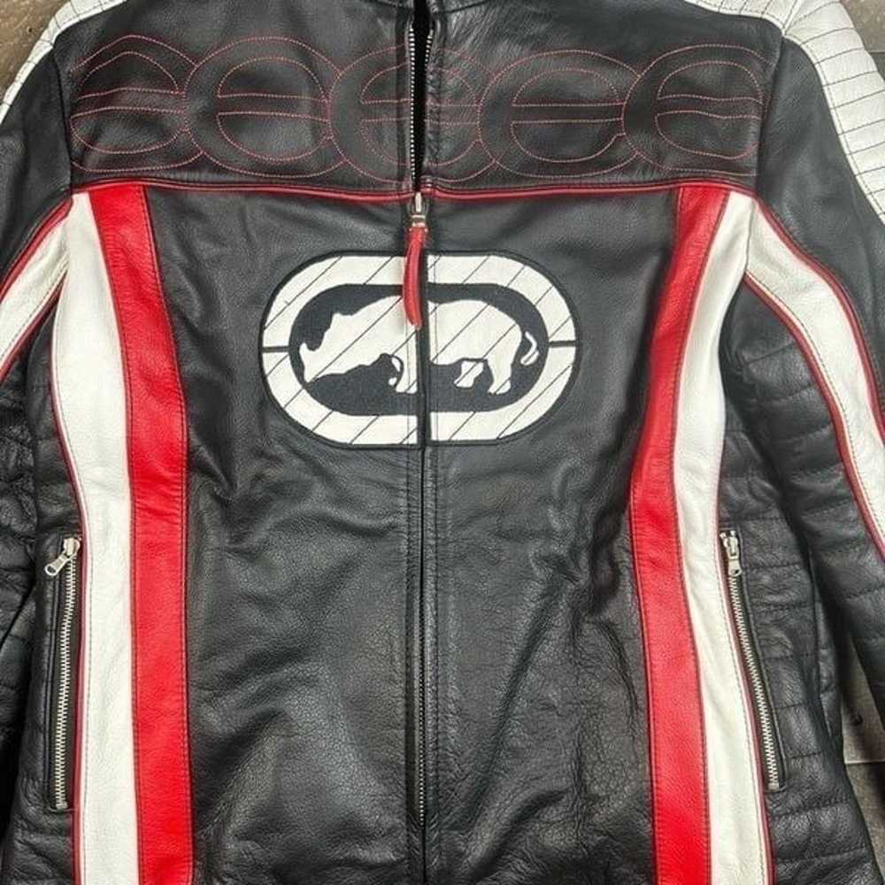 Ecko Red Women’s Size XL Leather Motorcycle Biker… - image 2