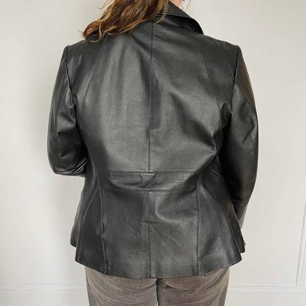 East 5th Leather Jacket Blazer - image 4