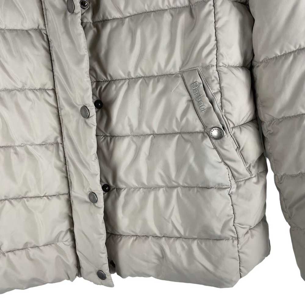 Barbour Shipper Quilted Puffer Jacket Hooded Full… - image 4