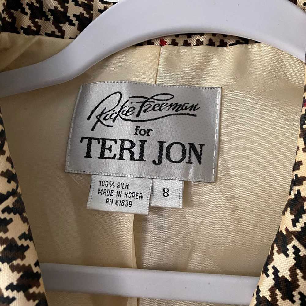 Vintage Rickie Freeman Teri Jon Womens Size 8 Hou… - image 3