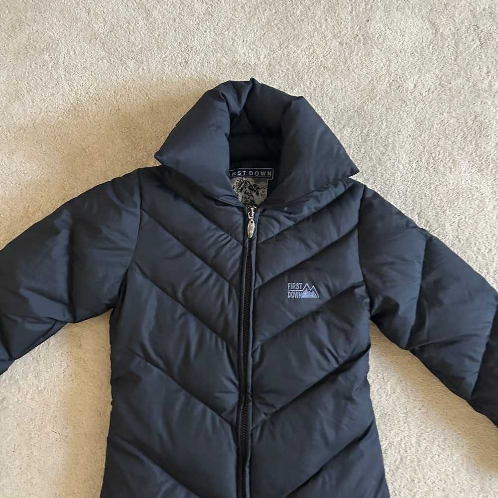 First Down Long Puffer Coat size Small - image 2