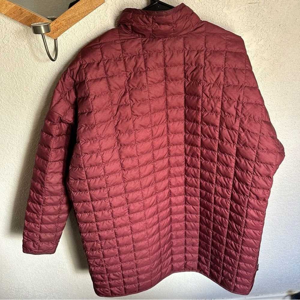 North face thermoball eco long quilted jacket in … - image 10