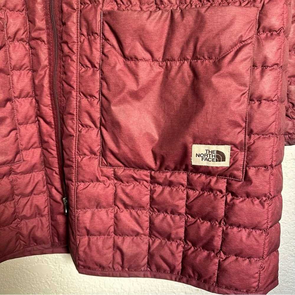 North face thermoball eco long quilted jacket in … - image 5