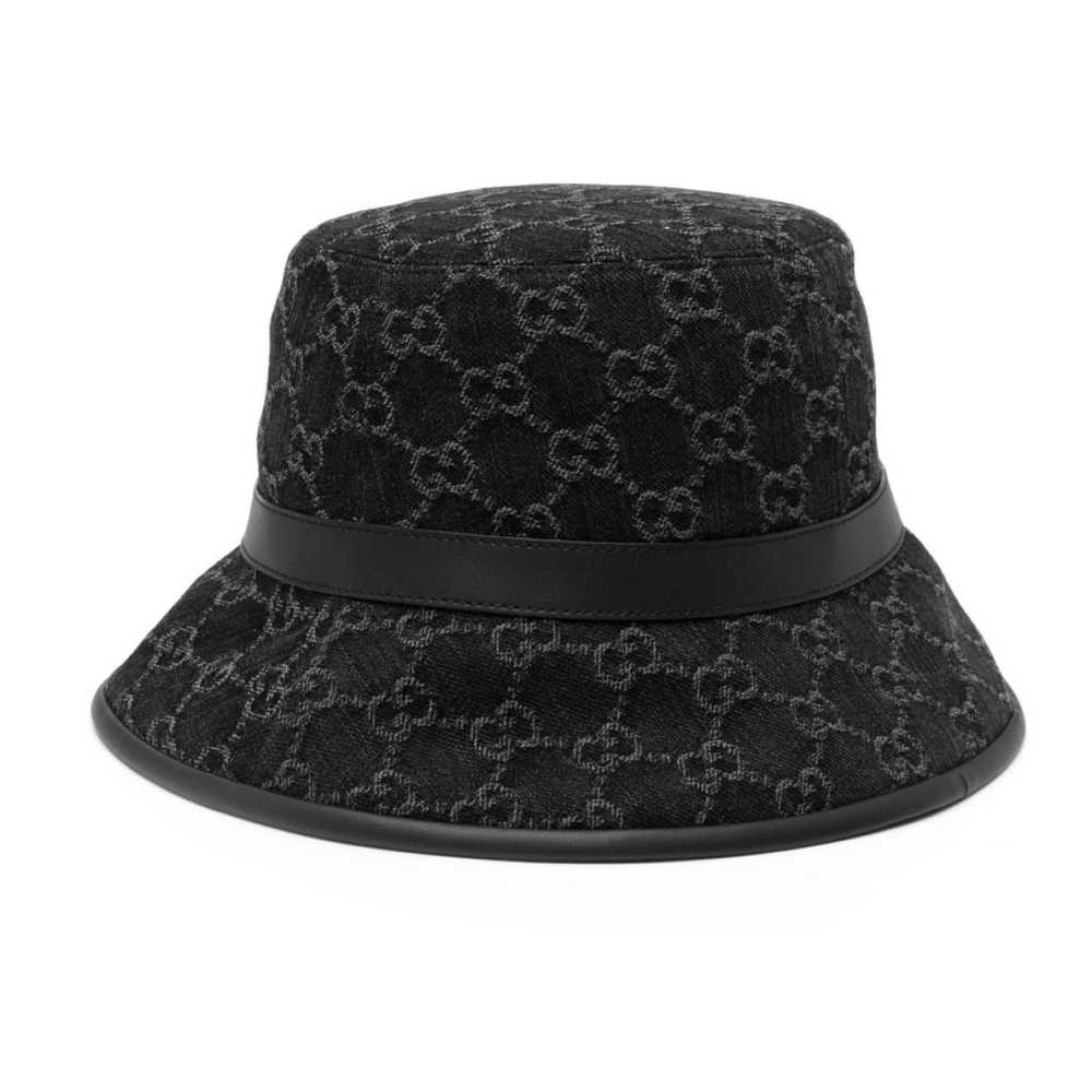 Gucci Leather hat - image 3